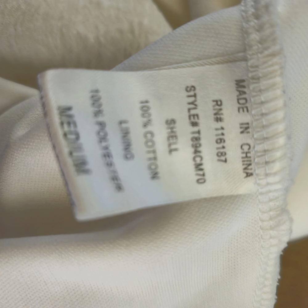 Gauzy Cotton White Lace Trim Cotton Dress - Picture 7 of 9
